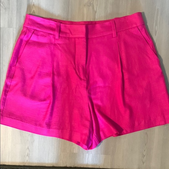 Trina Turk Pants - High Waist Pink Tailored Shorts